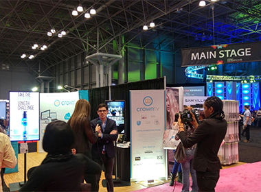 CrownTV Exhibits Salon Digital Signage Technology at IBS 2016