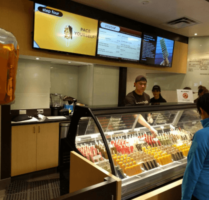 Digital menu boards that enhance a customer experience