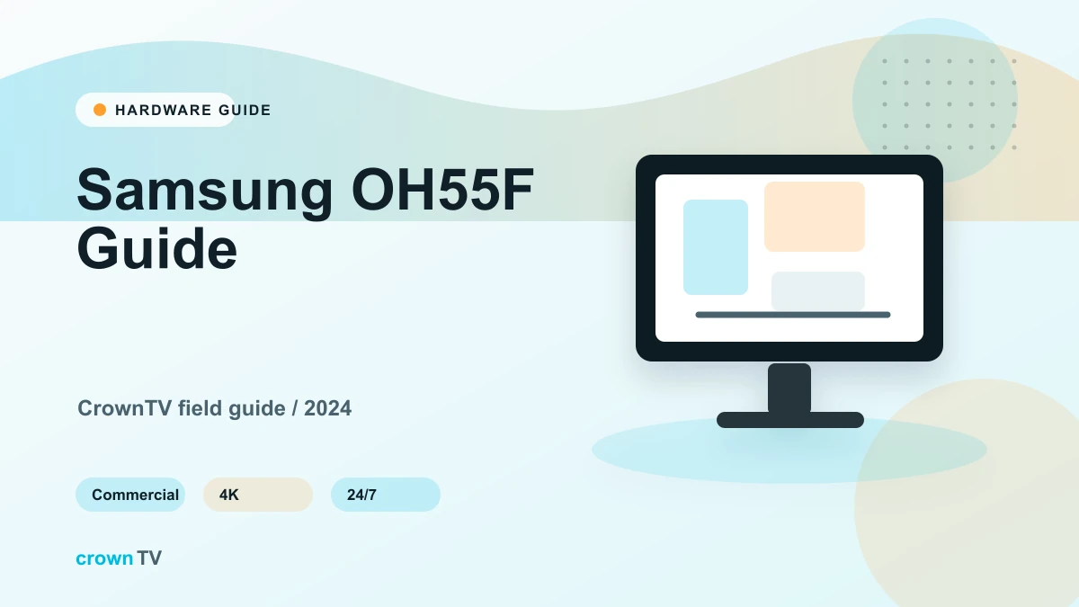 Food Truck Digital Menu: How Samsung OH55F and OH46F Transform Mobile Foodservice