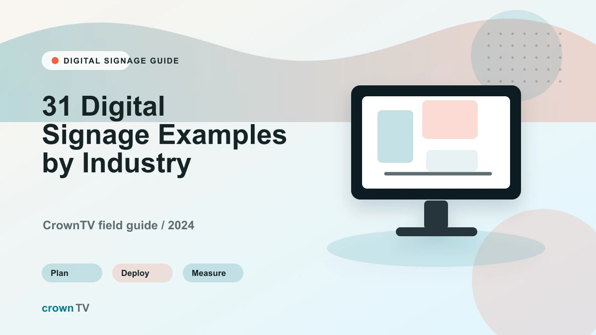 31 Digital Signage Examples by Industry (2026)