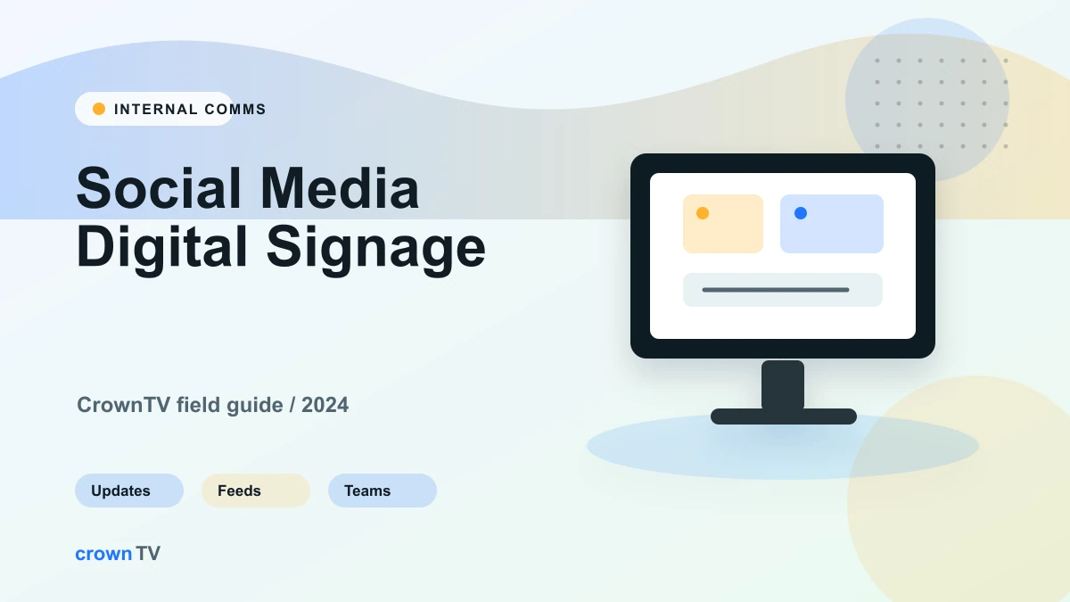 Social Media Digital Signage: How to Display Live Feeds the Right Way