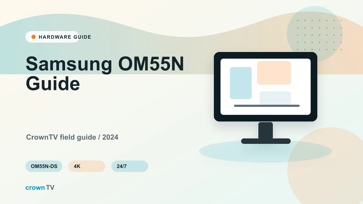 Samsung OM55N-DS: The Double-Sided 55-Inch Window Display Buyer's Guide