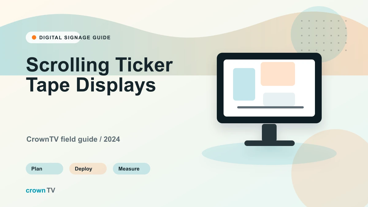 Scrolling Ticker Tape Displays: When They Work, and How to Build One