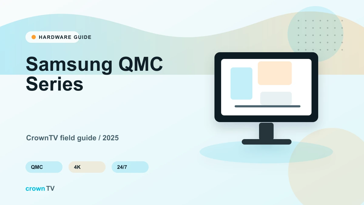 Samsung QMC Series: The Best Indoor Digital Signage Display for 2026?