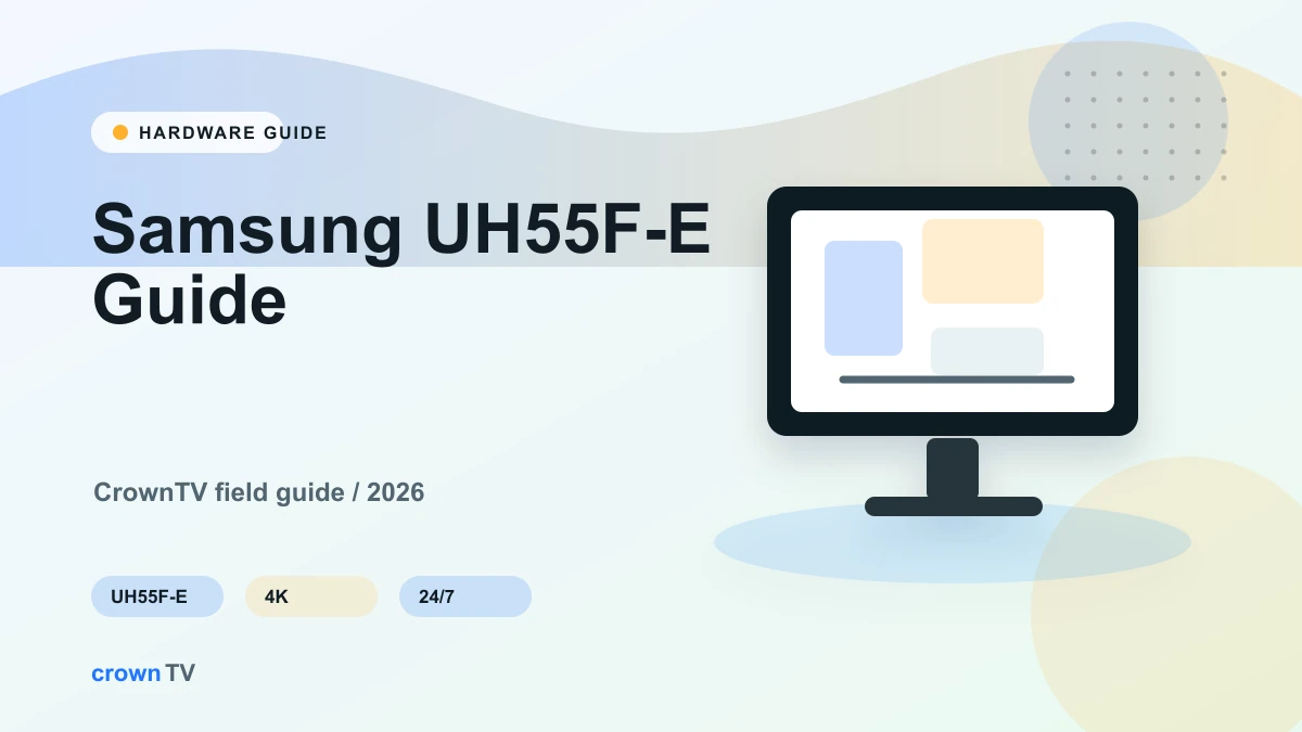 Samsung UH55F-E: Complete Guide to Samsung's 55" Ultra Narrow Bezel Video Wall Display