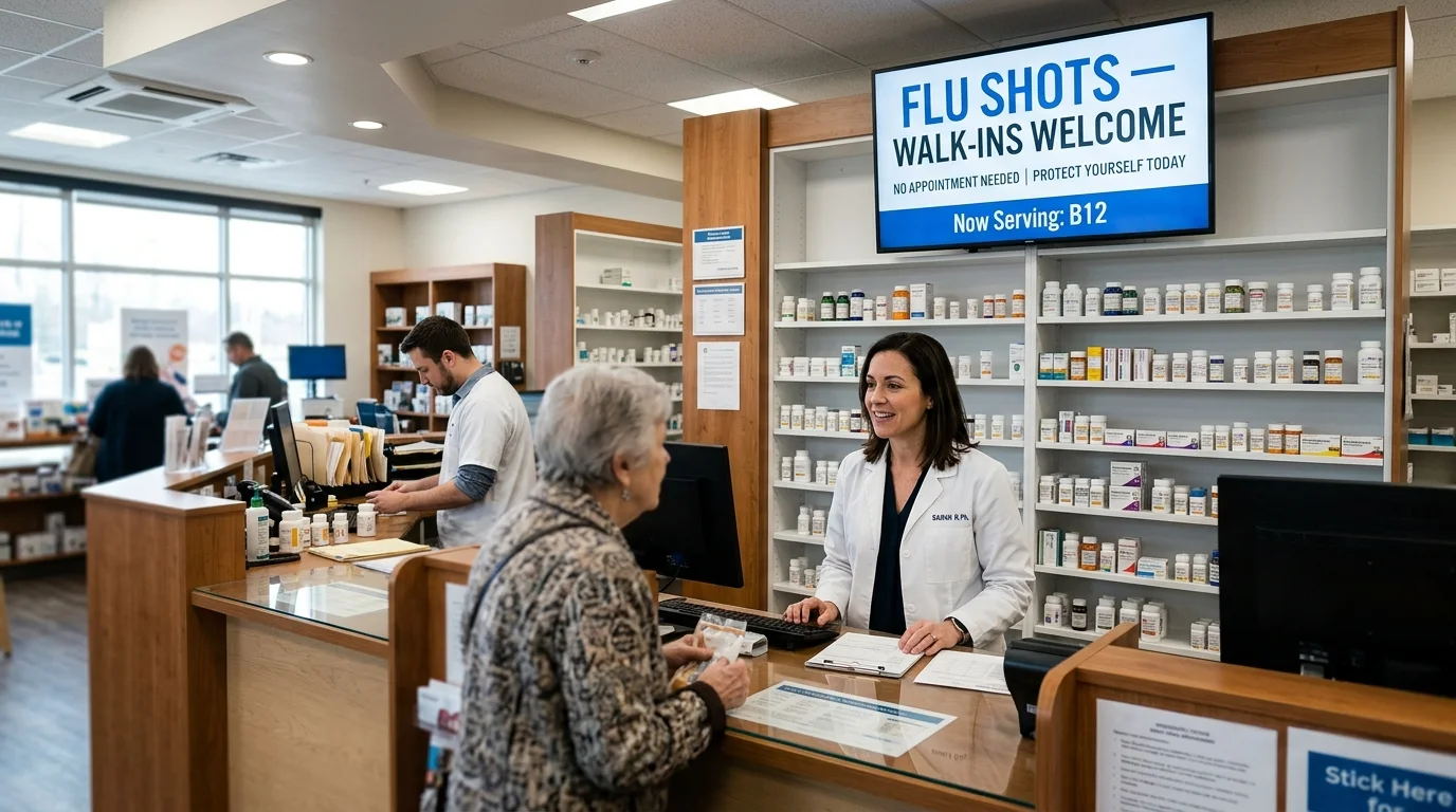 Pharmacy Digital Signage: Queue Boards, Vaccine Promotion & What It Costs (2026)