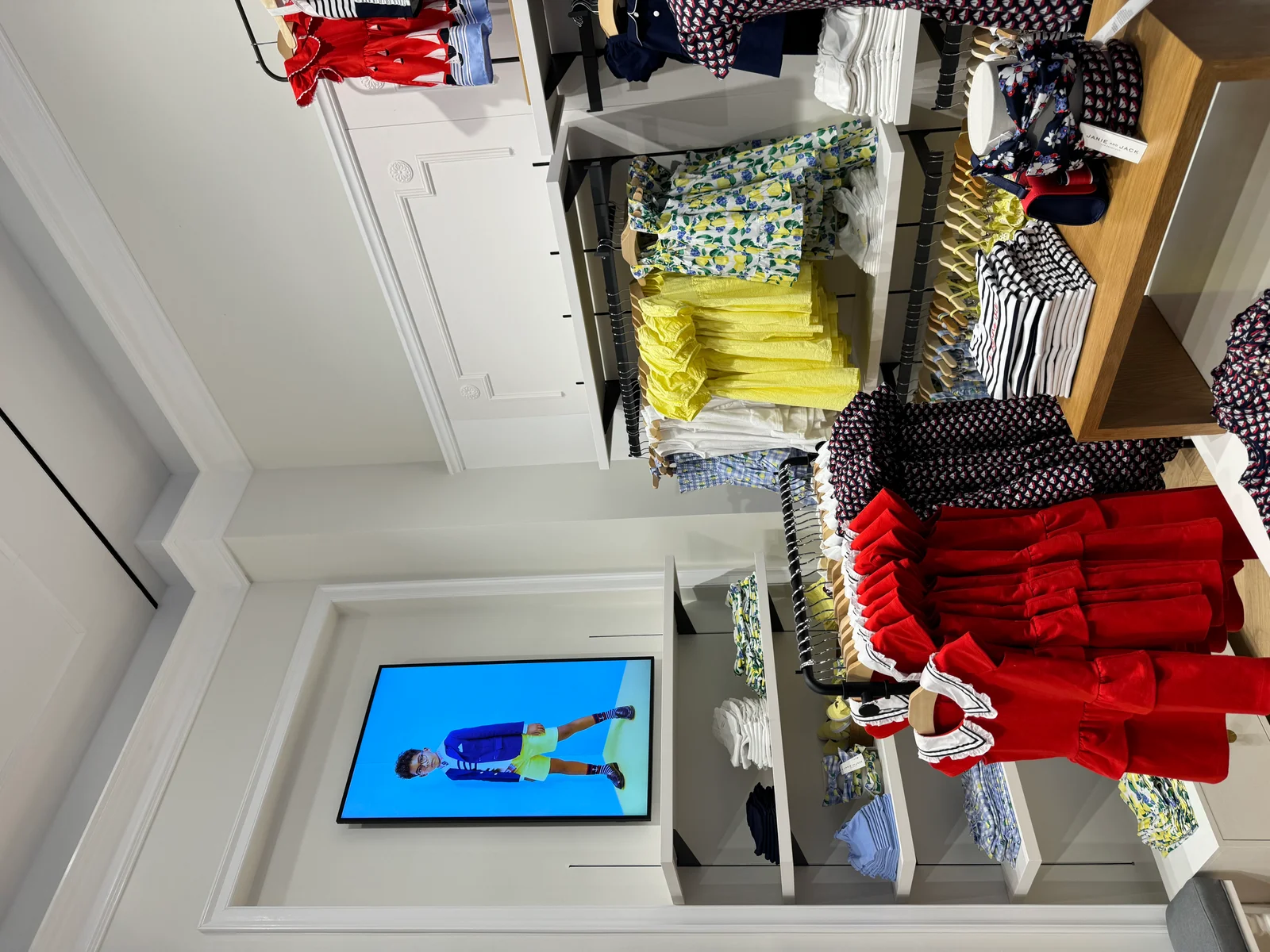 Janie and Jack digital signage installation by CrownTV