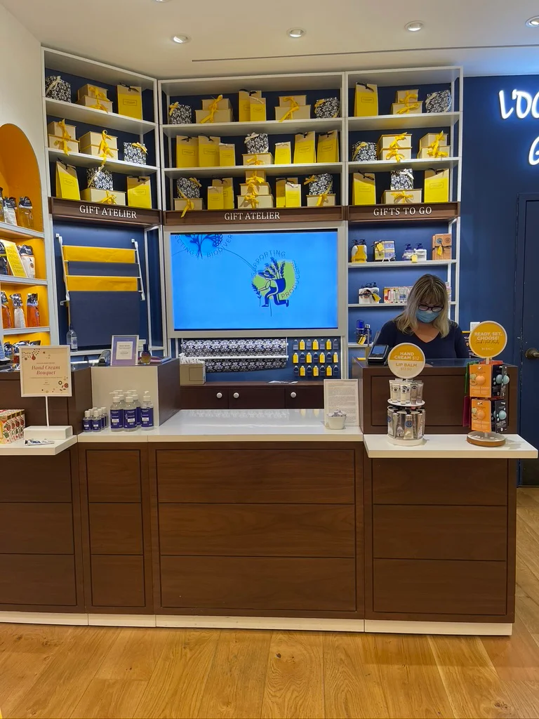L'Occitane digital signage installation by CrownTV