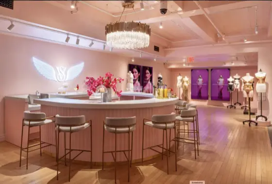 CrownTV digital signage at Victoria's Secret