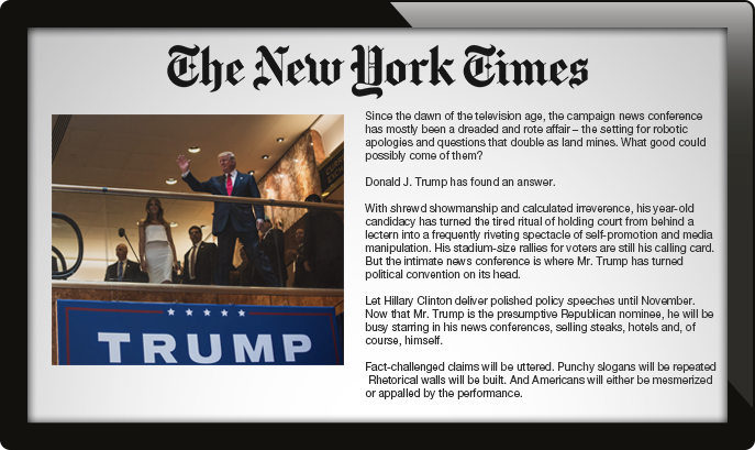 digital signage RSS feed, new york times