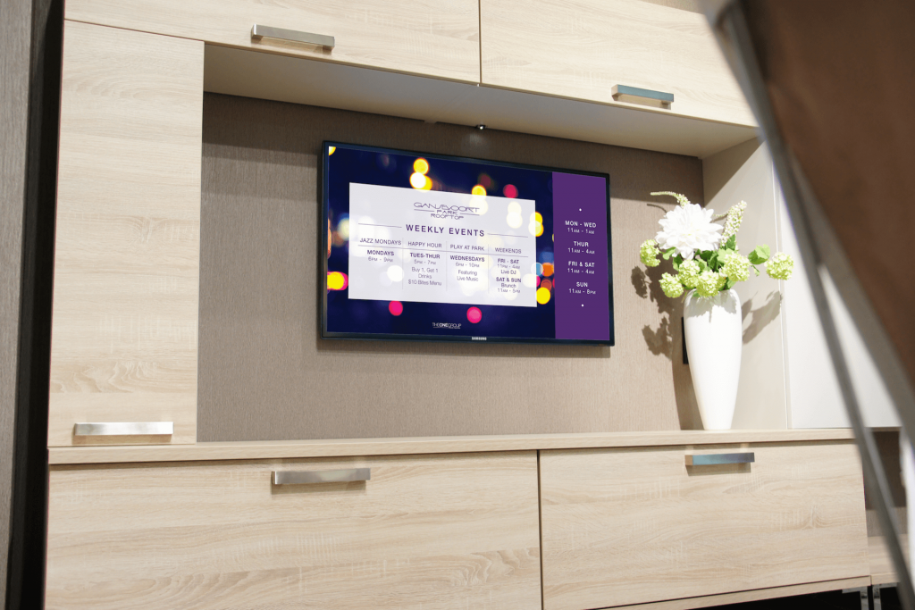 hotel digital signage