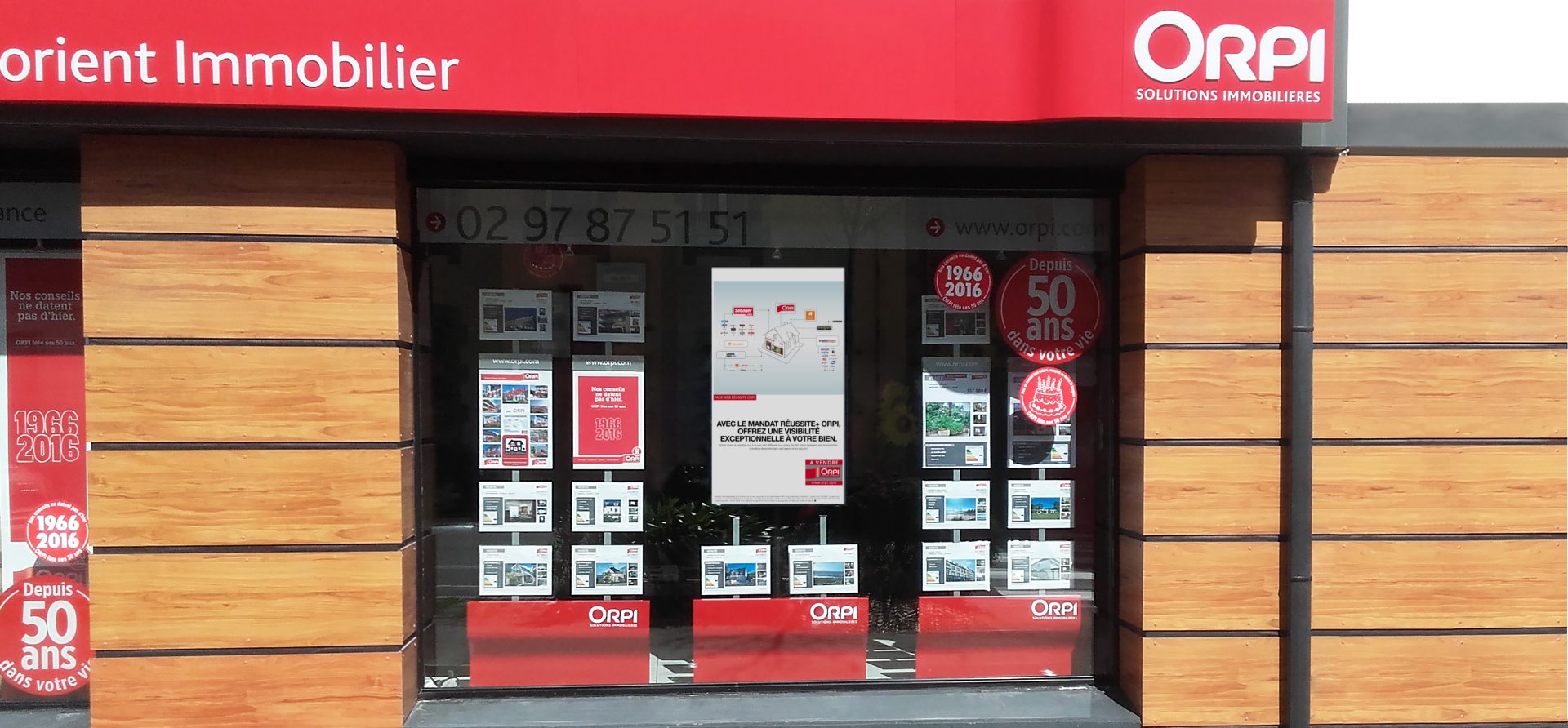 orpi, real estate digital signage