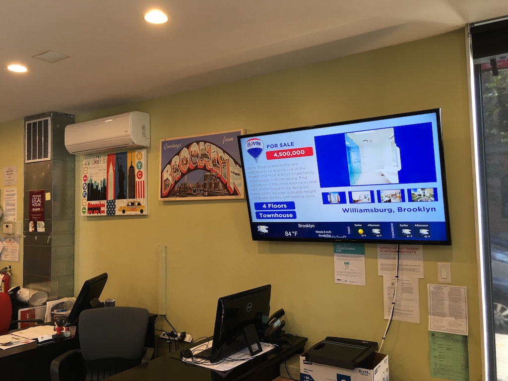 real estate digital signage