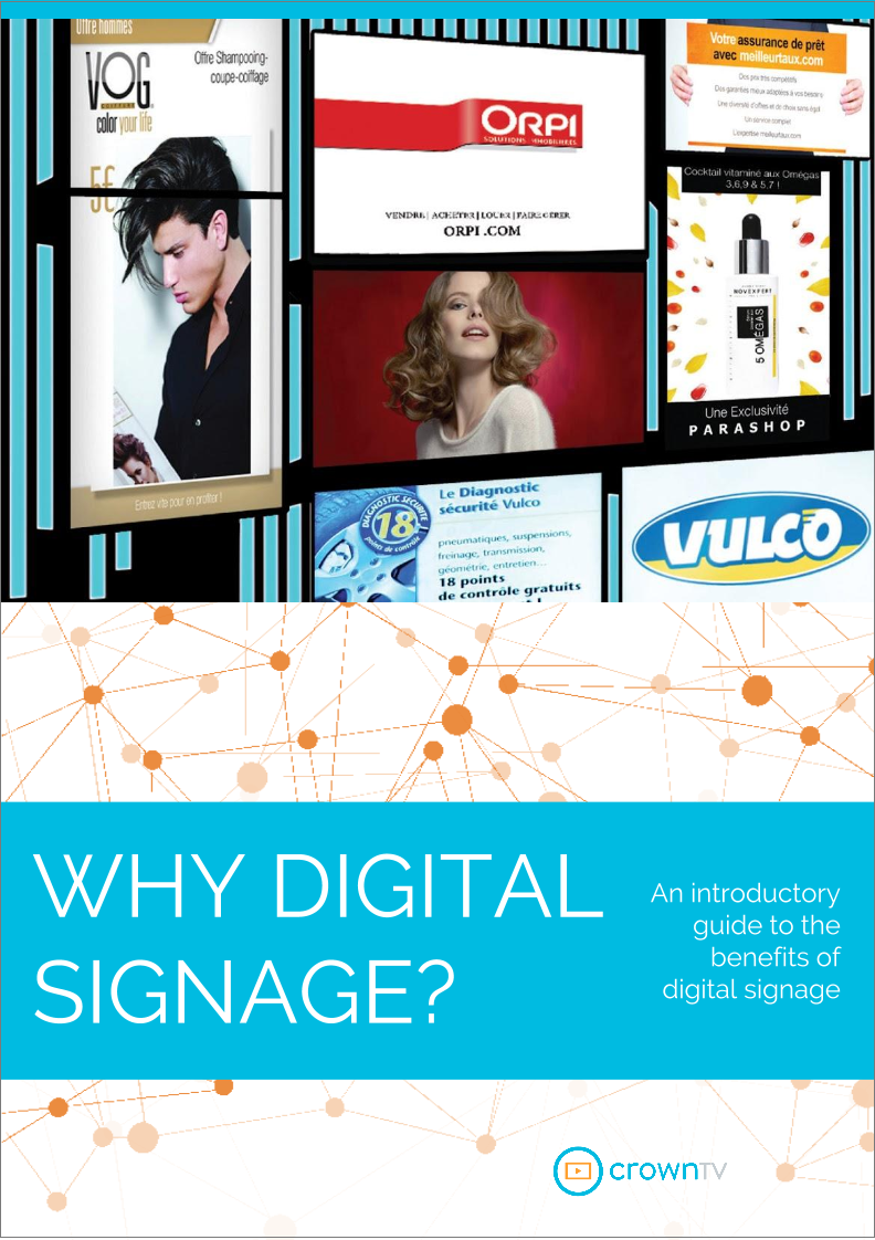 digital signage ebook, why digital signage