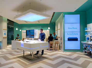 bouygues telecom, retail tech, retail digital signage