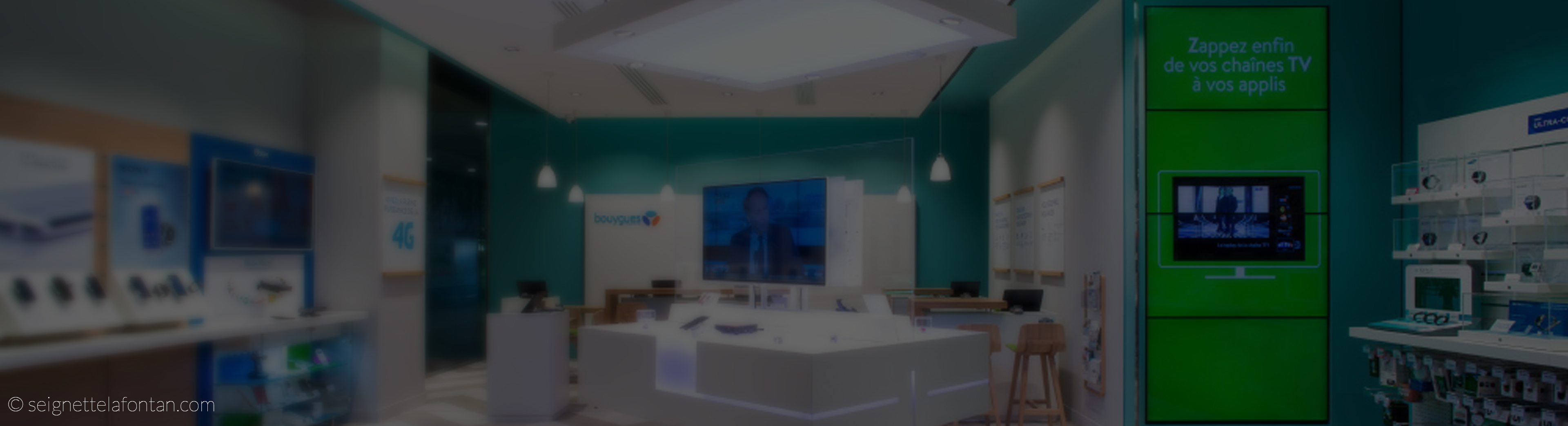 bouygues telecom, retail tech, retail digital signage