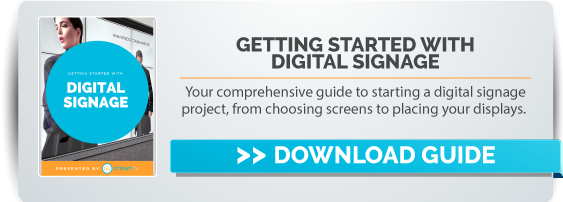 digital signage guide