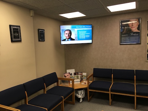 waiting room digital signage