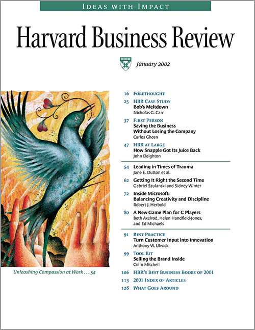 harvard business review