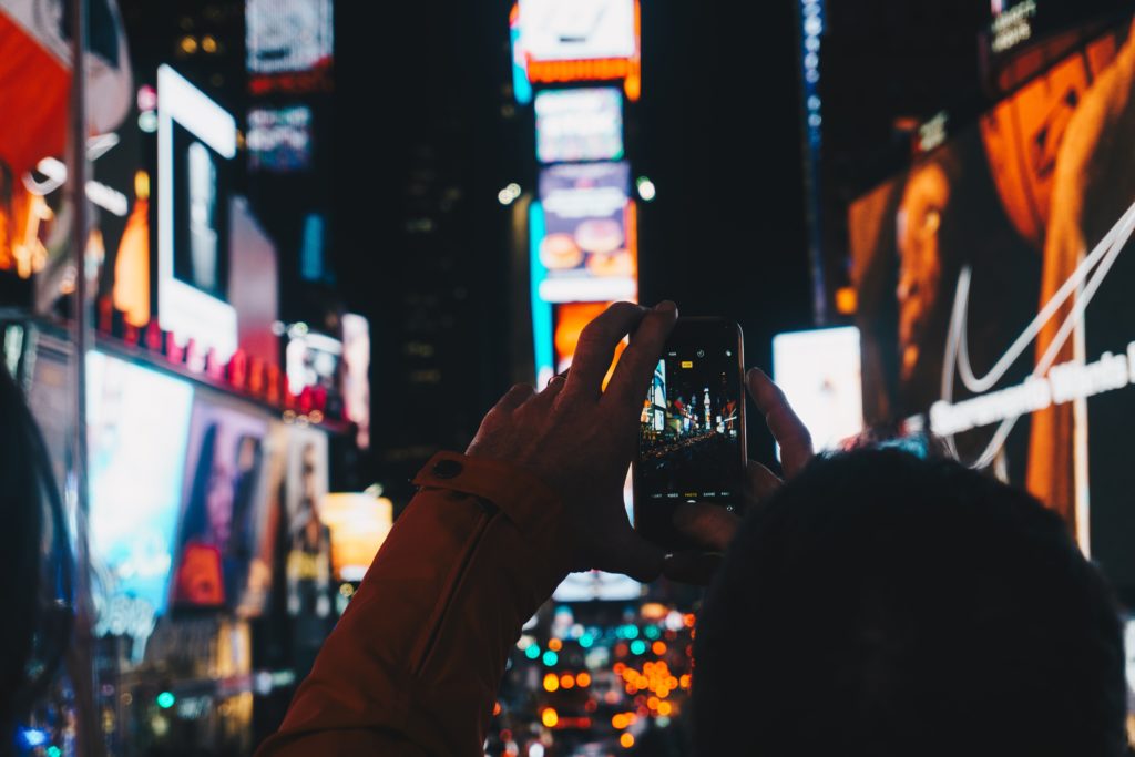 digital signage in times square