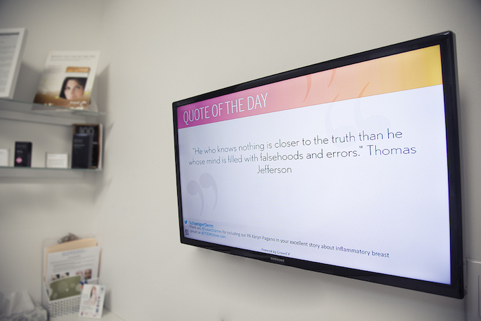 digital signage for internal employee communications