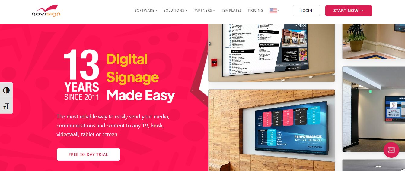 NoviSign Homepage