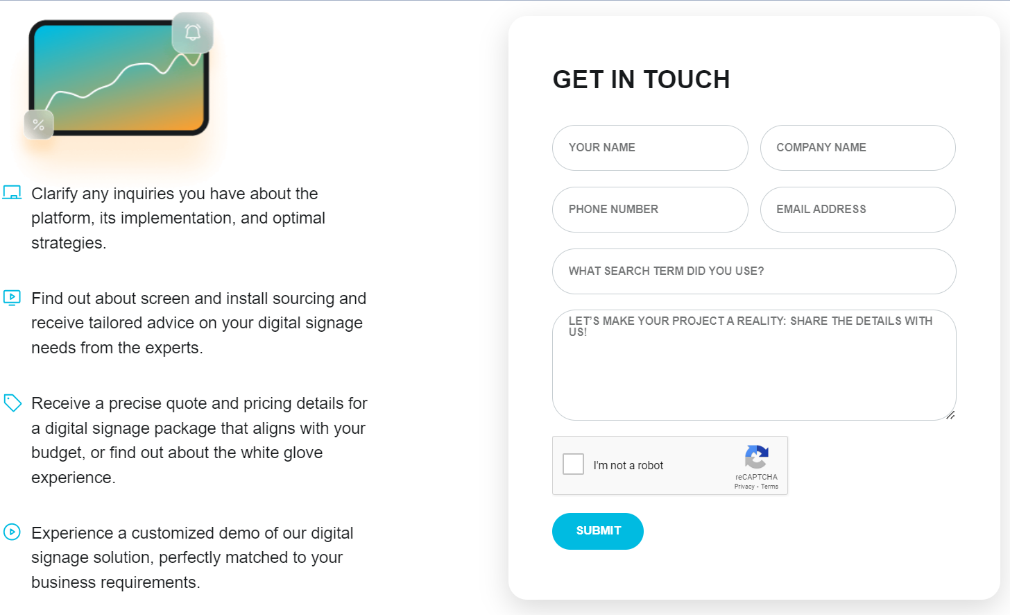 Crown TV Request a Demo page