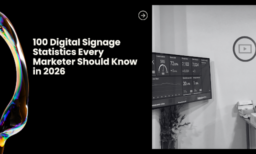 100 Digital Signage Statistics for 2026